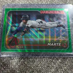 2024 Topps Chrome - Green Refractor #35 Ketel Marte /99