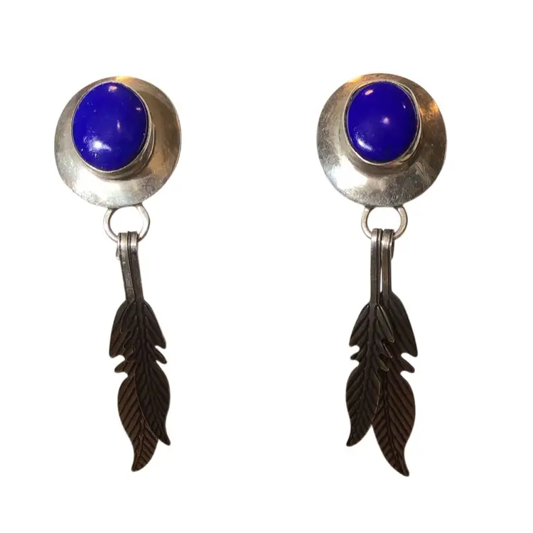Sterling & Lapis Lazuli Earrings