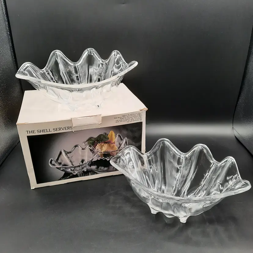Grainware The Shell Servers Shell Bowls Set of 2