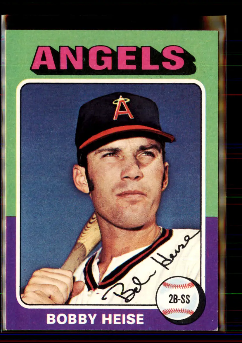 Bobby Heise 1975 Topps #441 - California Angels - (pk4-299)
