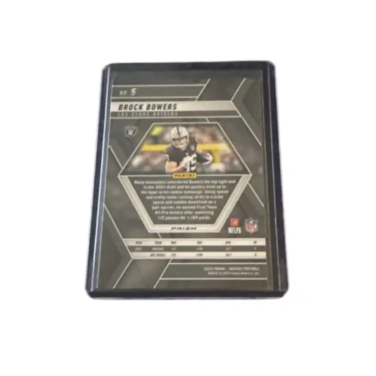 2025 Panini Mosaic Brock Bowers Genesis Parallel Card! SP! Case Hit! Las Vegas Raiders