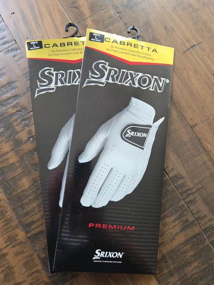 Srixon Premium Cabretta Leather Golf Glove 2-Pack Fits on Right Hand
