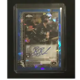 2025 Topps Chrome Sapphire Brooks Baldwin RC Auto #d 64/199 White Sox