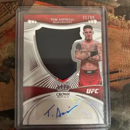 Tom Aspinall Patch Auto /99 Crown Royal