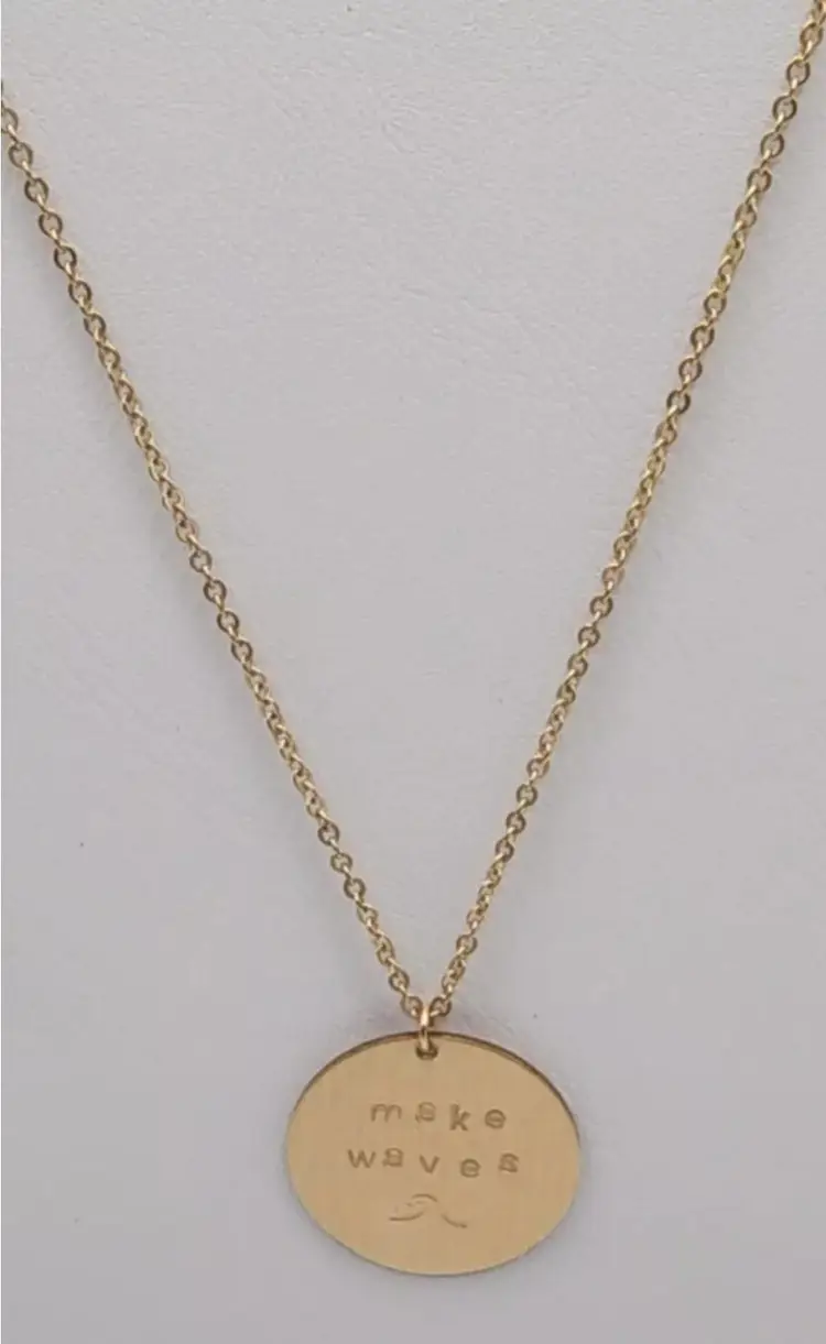 14k Gold Filled Chain 22"  Make Waves Necklace