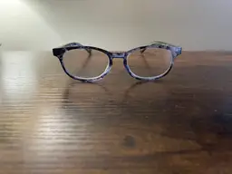 EyeGuard Black and Purple Galaxy Style Oval Shape Eyeglass Frames Only 50-18-140 mm