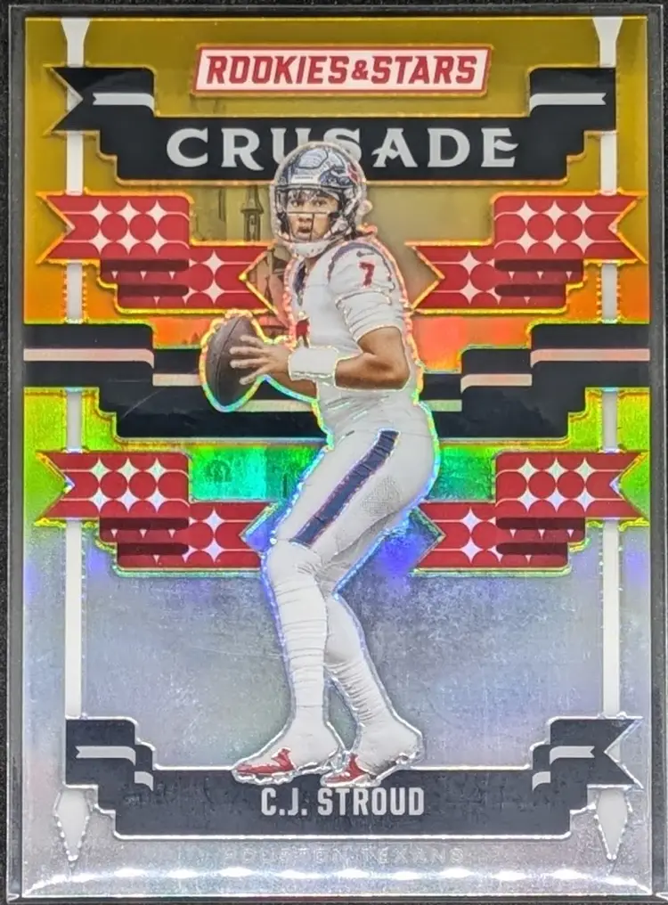 2024 Panini Rookies & Stars CJ Stroud Crusade Gold Parallel 06/10