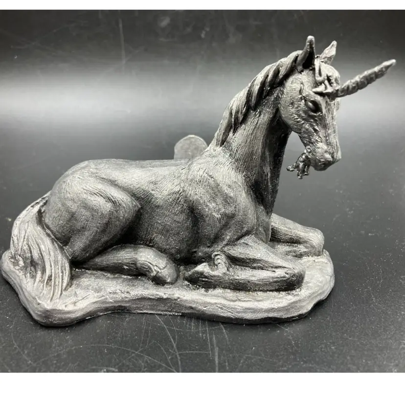 BIN - VTG Pewter Michael Ricker 1989 UNICORN Mail Letter Holder Limited Edition #444/2250 SIGNED