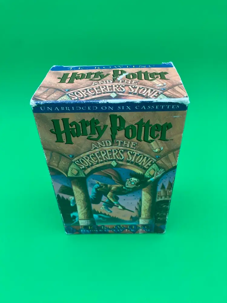 Harry Potter and the Sorcerer's Stone by J.K. Rowling 6-Cassette Audiobook 1999