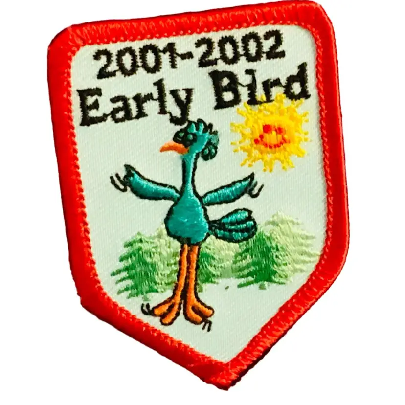 Vintage Scouting Fun Patch: 2001-2002 Early Bird 