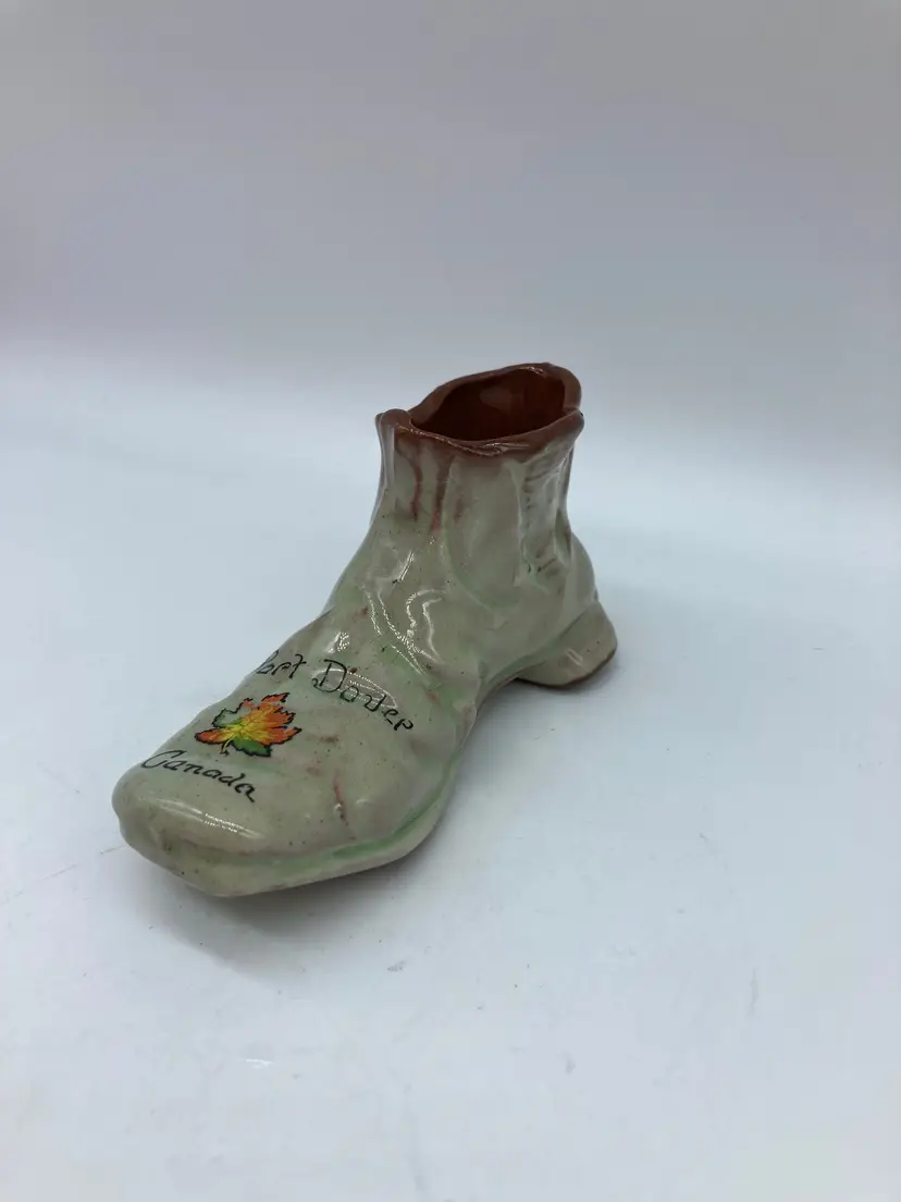 Vintage Port Dover Canada Ceramic Boot Souvenir