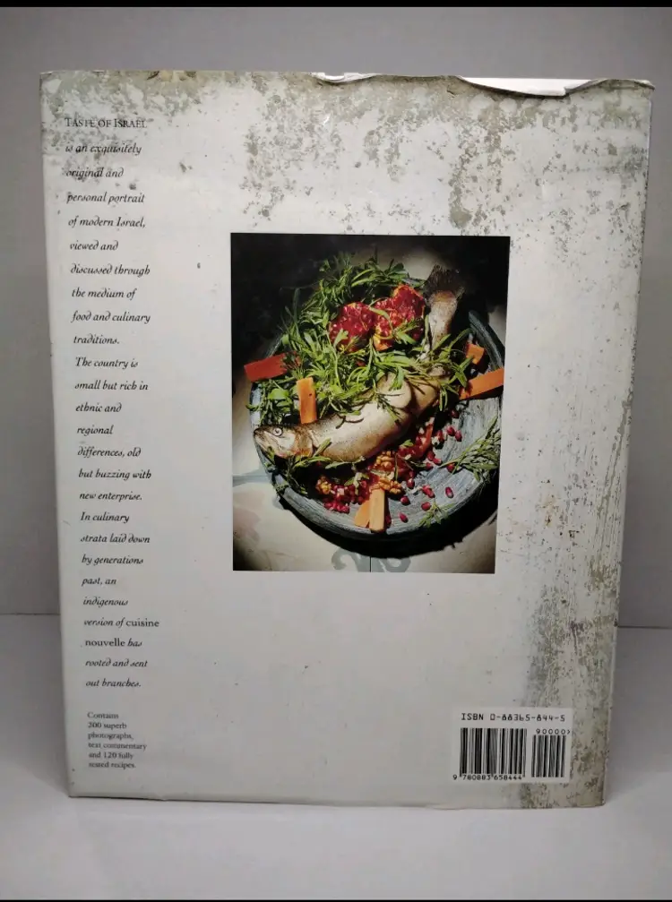 Vintage Mediterranean Cookbook Taste of Israel Published 1993 W/ Dust Jacket
