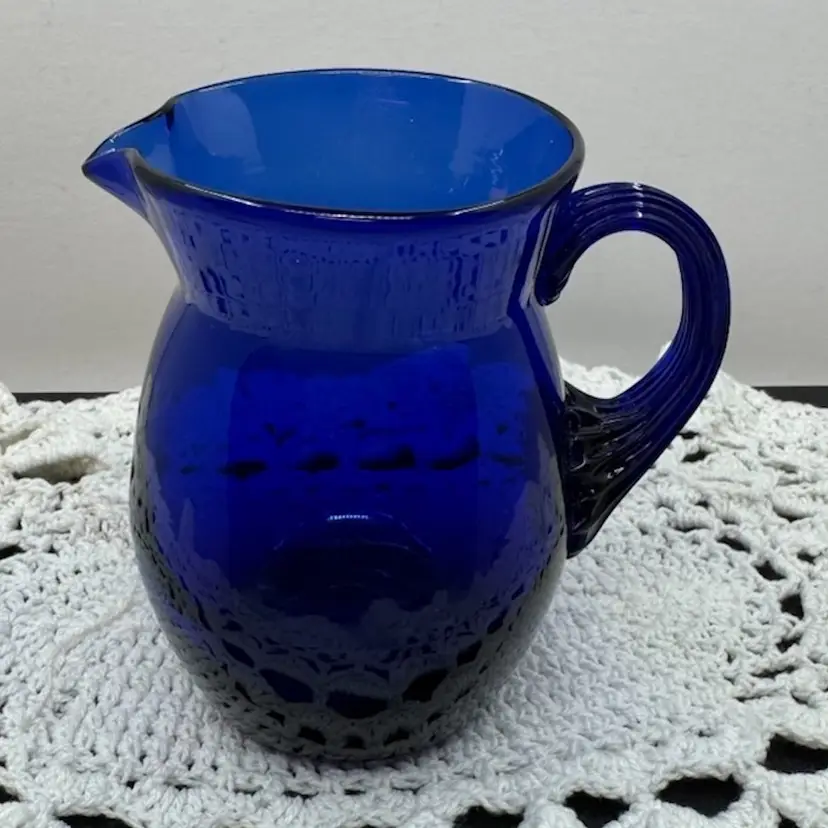 Cobalt Mini Pitcher, 3.75”