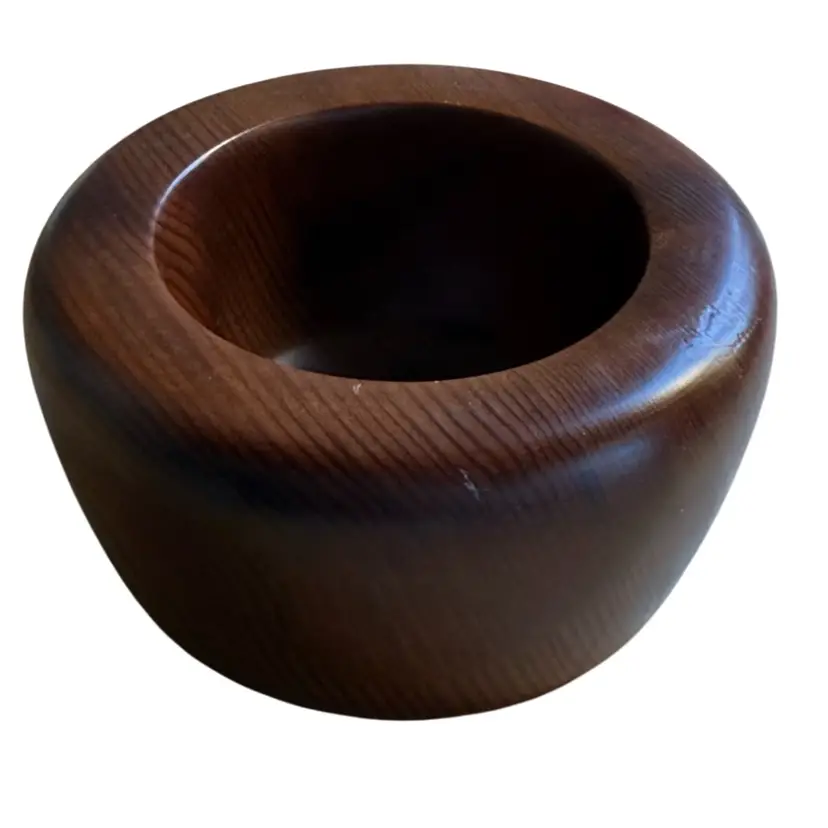 California redwood wooden bowl From The Wooden Nickel