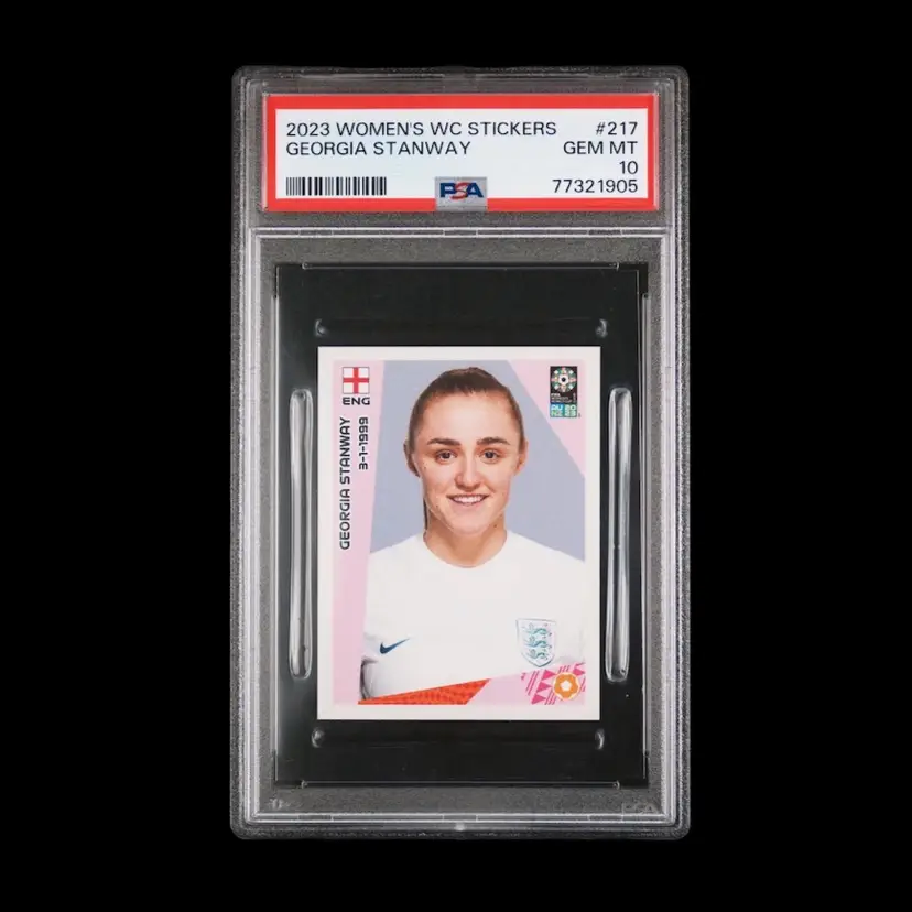 Georgia Stanway 2023 Panini Women’s World Cup Sticker PSA 10 Soccer Card
