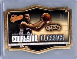 2003-04 Courtside Classics Fleer Auhtentic Tony Parker Die Cut