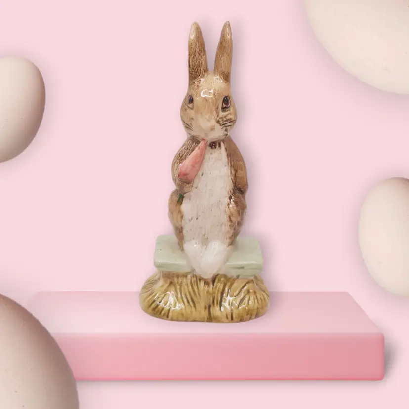 Vintage Beatrix Potter FIERCE BAD RABBIT Figurine ROYAL ALBERT 1989 England