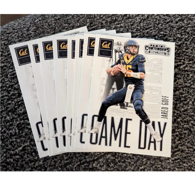 Jared Goff Panini Contenders Draft Picks RC Lot Detroit Lions (8 Cards)