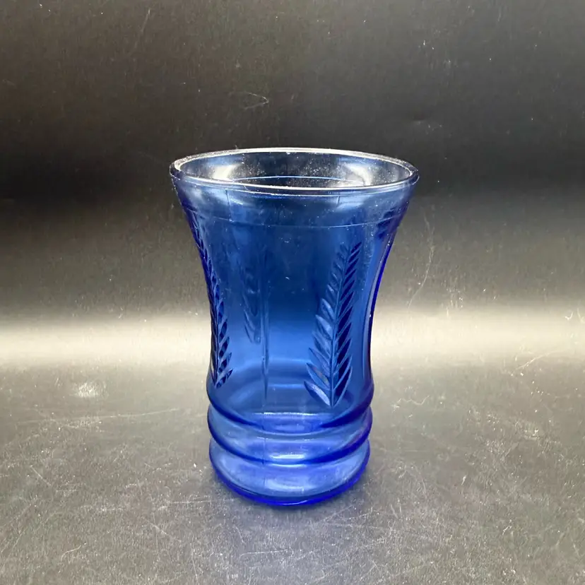 Maryland Glass Company Cobalt Blue Flat Water Tumbler