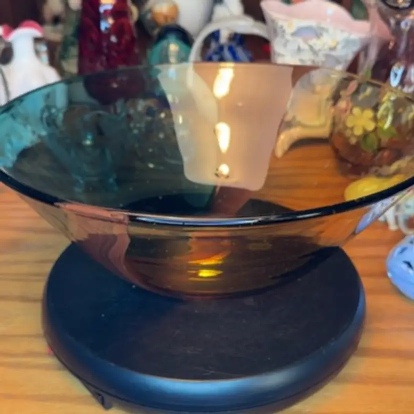 Multi Colored Art Glass Bowl