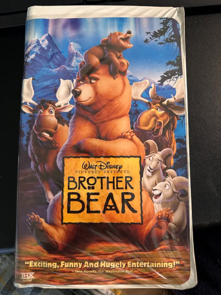 Rare! New & Sealed Walt Disney's Brother Bear VHS - THX Certified Collector's Edition