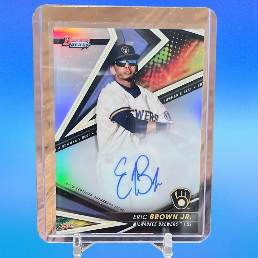2022 Bowman’s Best Eric Brown, Jr. Refractor Auto B22-EB