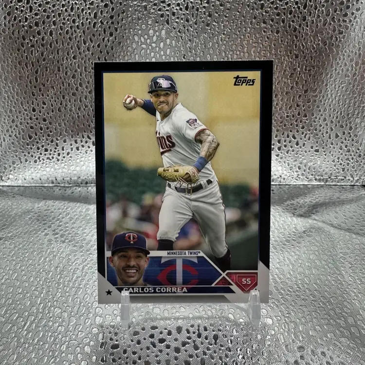 Carlos Correa 2023 Topps Black /72 Houston Astros/Minnesota Twins