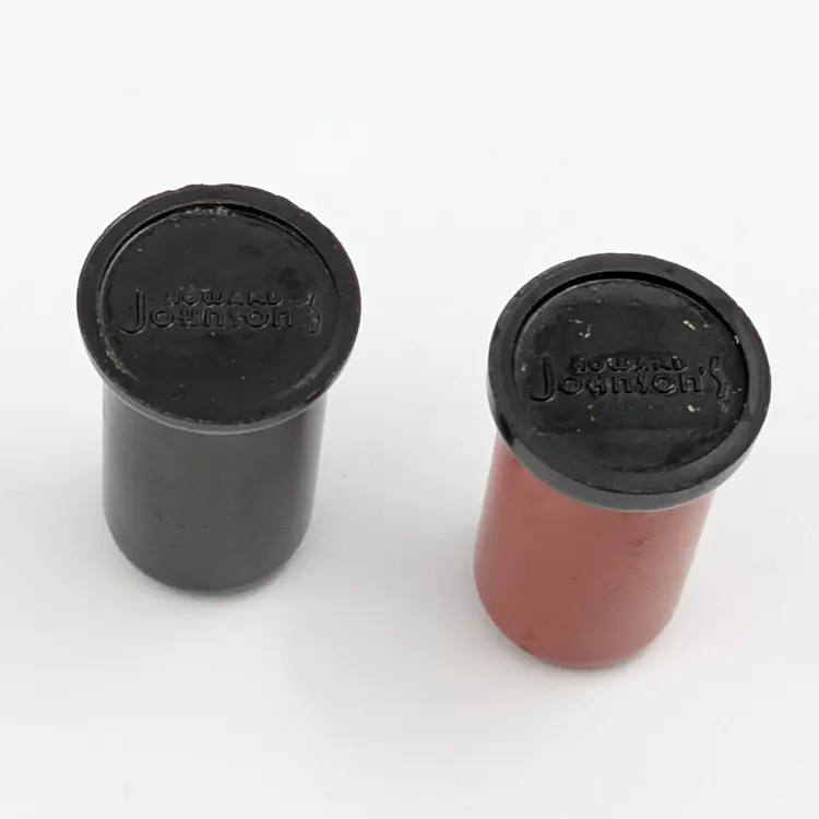 Vintage Red and Black Salt & Pepper Shakers