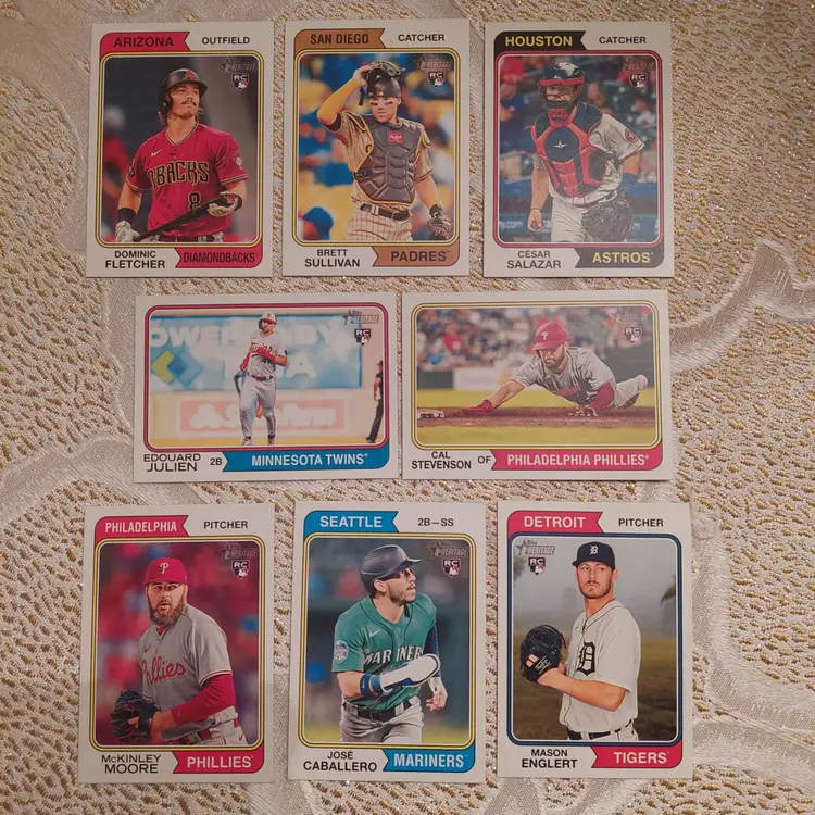 Lot of 67 2023 Topps heritage Rookie cards. (E)