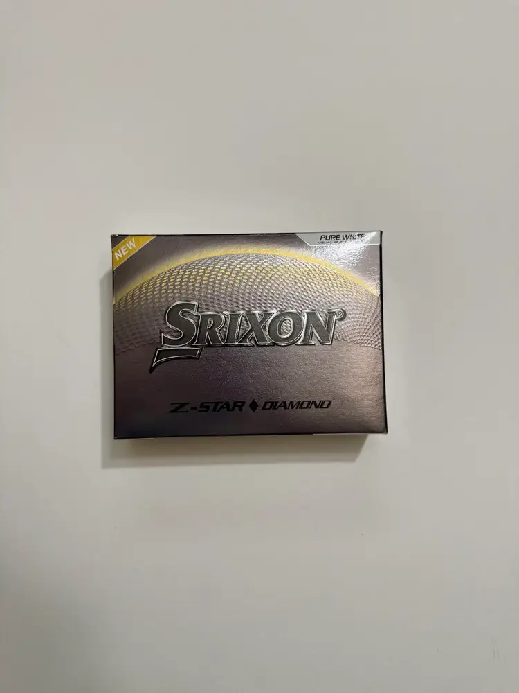 NEW Srixon Z STAR DIAMOND Golf Balls | 1 Dozen (12 Balls) | White | BNIB