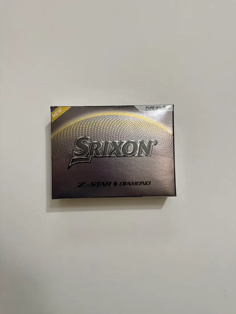 NEW Srixon Z STAR DIAMOND Golf Balls | 1 Dozen (12 Balls) | White | BNIB