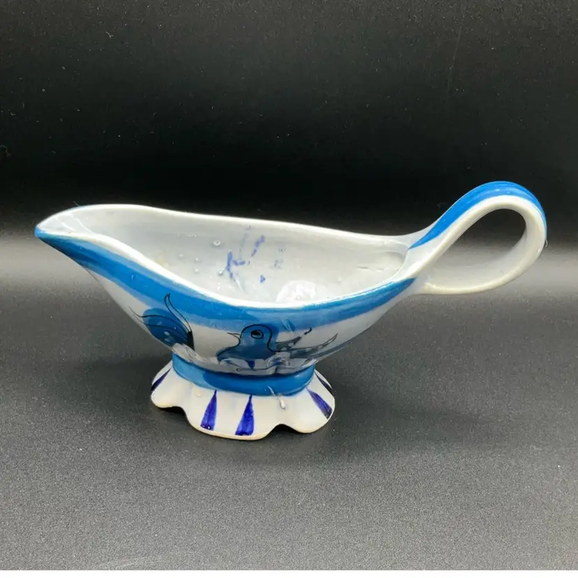Z.Mexican Pottery Gravy Boat