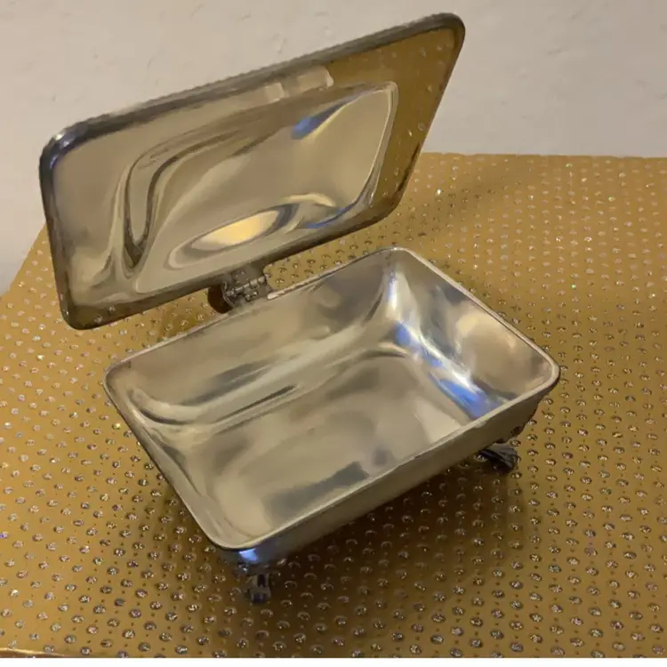 Silver Plate Crumb Box/Silent Butler