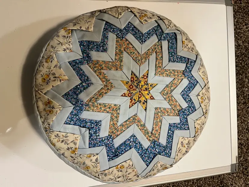 Vintage Starburst Pattern Pillow