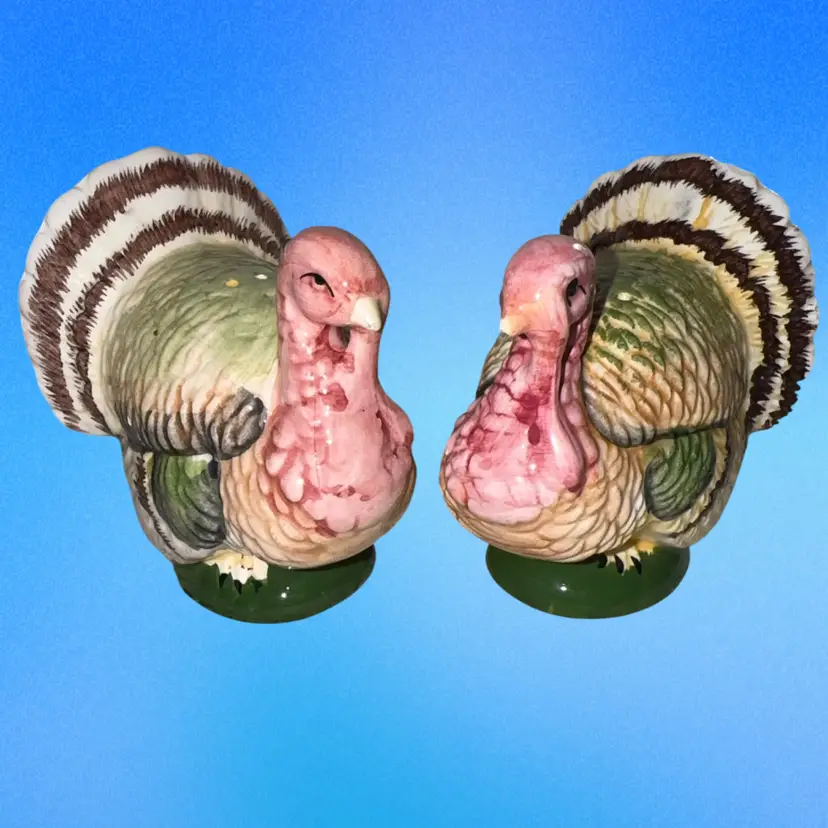 Turkey Salt & Pepper Shakers* Chip On Beak