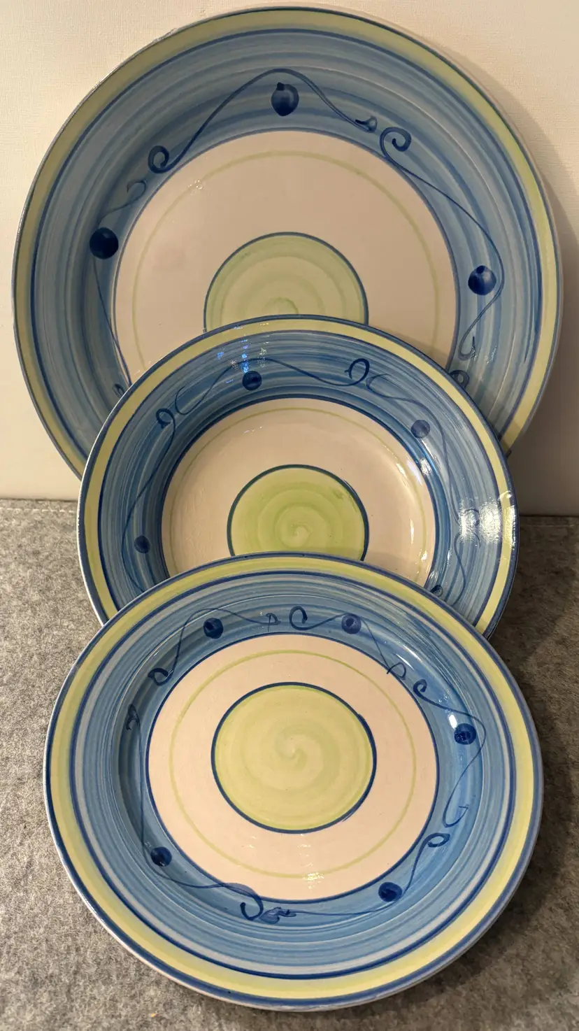 Dipinto A Mano 3 Pc. Place Setting