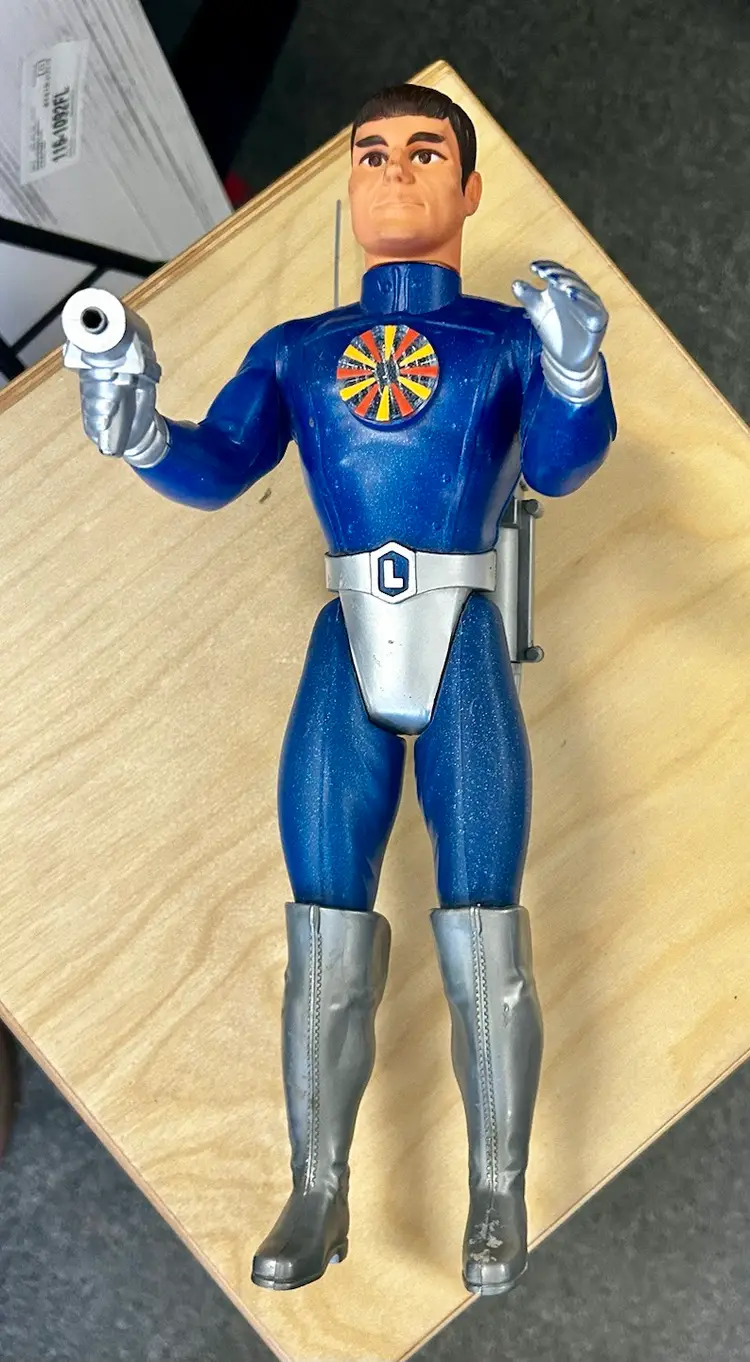 Vintage 1967 Mattel Major Matt Mason Captain Laser 12" Action Figure