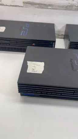 Lot Of 3 Ps2 Consoles For Parts Or Repair