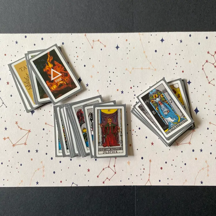 Mini Tarot Card Deck-Celestial