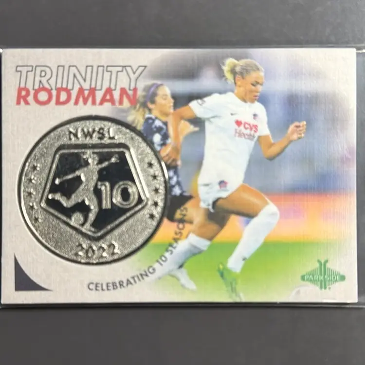 Trinity Rodman 2022 Parkside Paramount Coin - Washington Spirit - 500 Print Run - Women’s Soccer