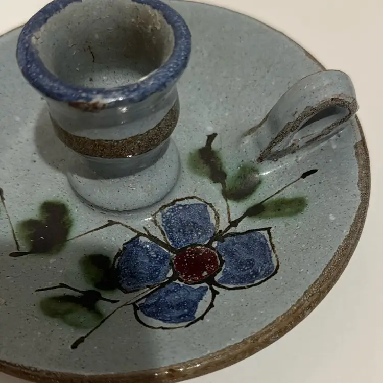 Hand Painted Candlestick