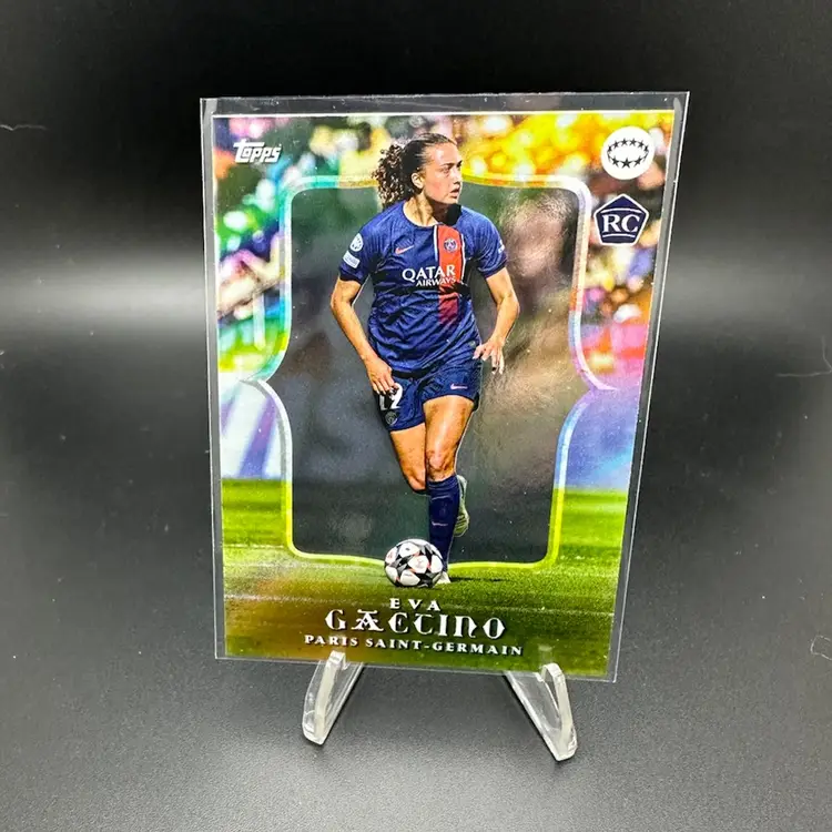 Eva Gaetino RC 2024 Topps Bonmati Platinum Curated Set Estrellas de la UWCL PSG