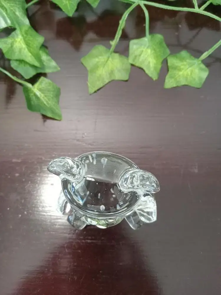 Vintage Controlled Bubbles 3.5" Sitting Teddy Bear Figurine Paperweight