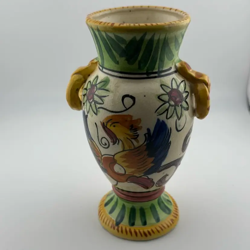 Pottery bird vase - Japan