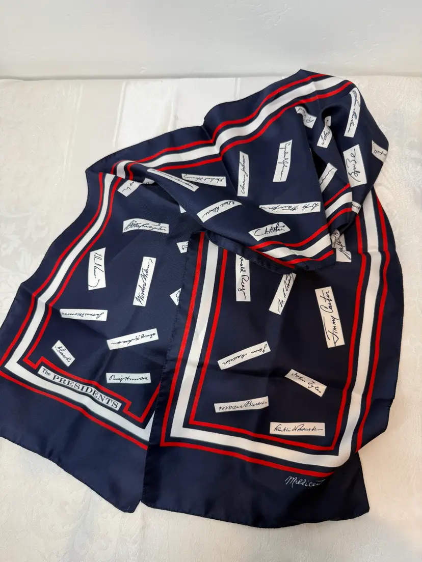 Vintage Millicent "The President's" Scarf