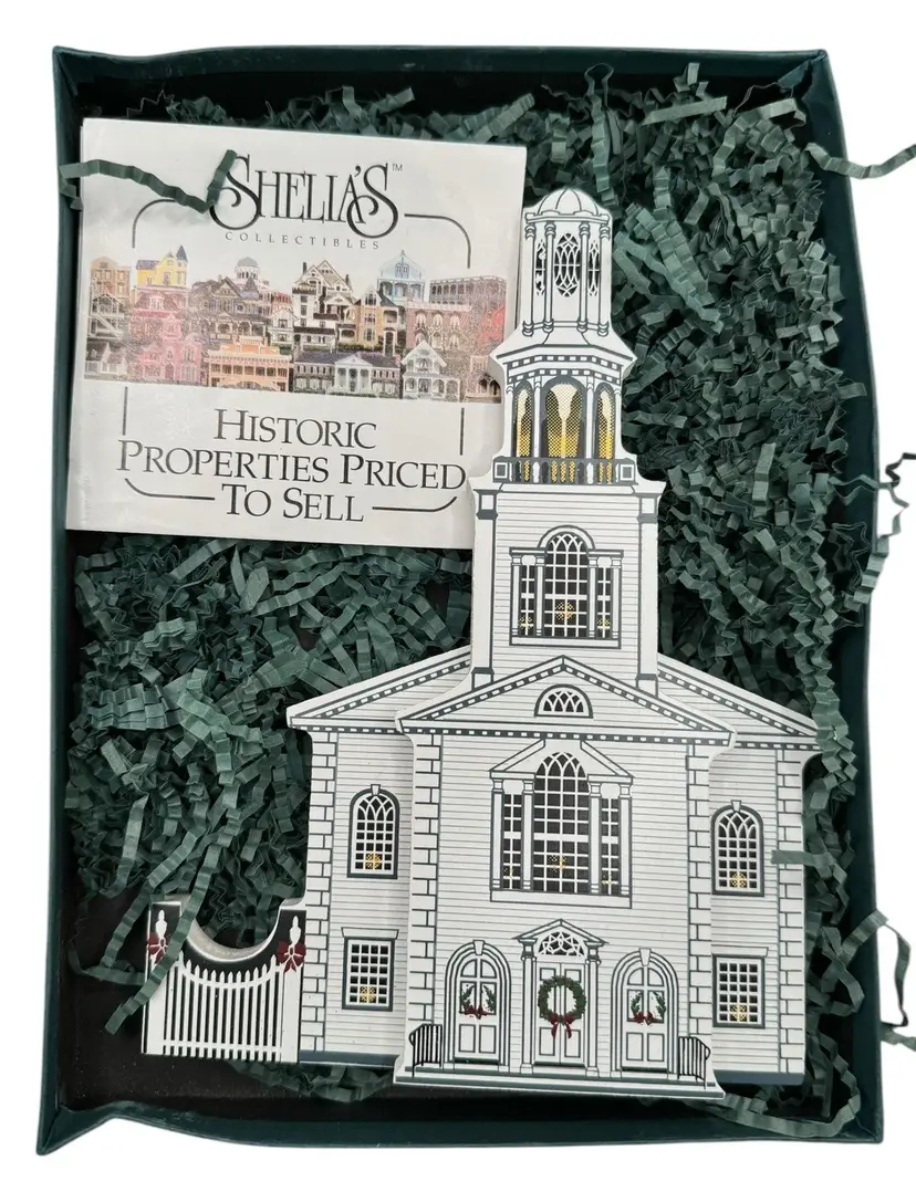 Sheila's Collectibles Historical House Old First Church Bennington Vermont