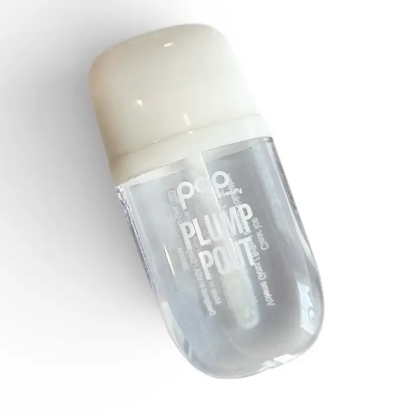 POP Beauty Plump Pout – Clear Ice | Hydrating Plumping Lip Gloss for Instant Shine & Volume