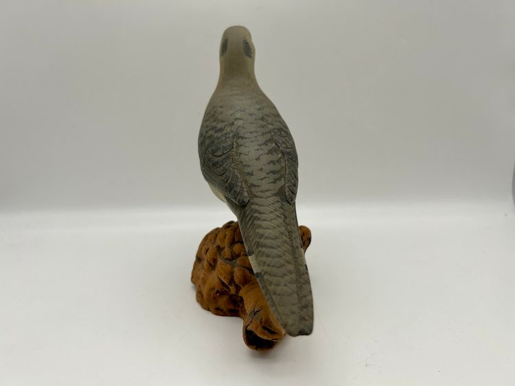 Vintage Peter Kaune Hand Carved Decorative Wooden Dove Bird - AS IS
