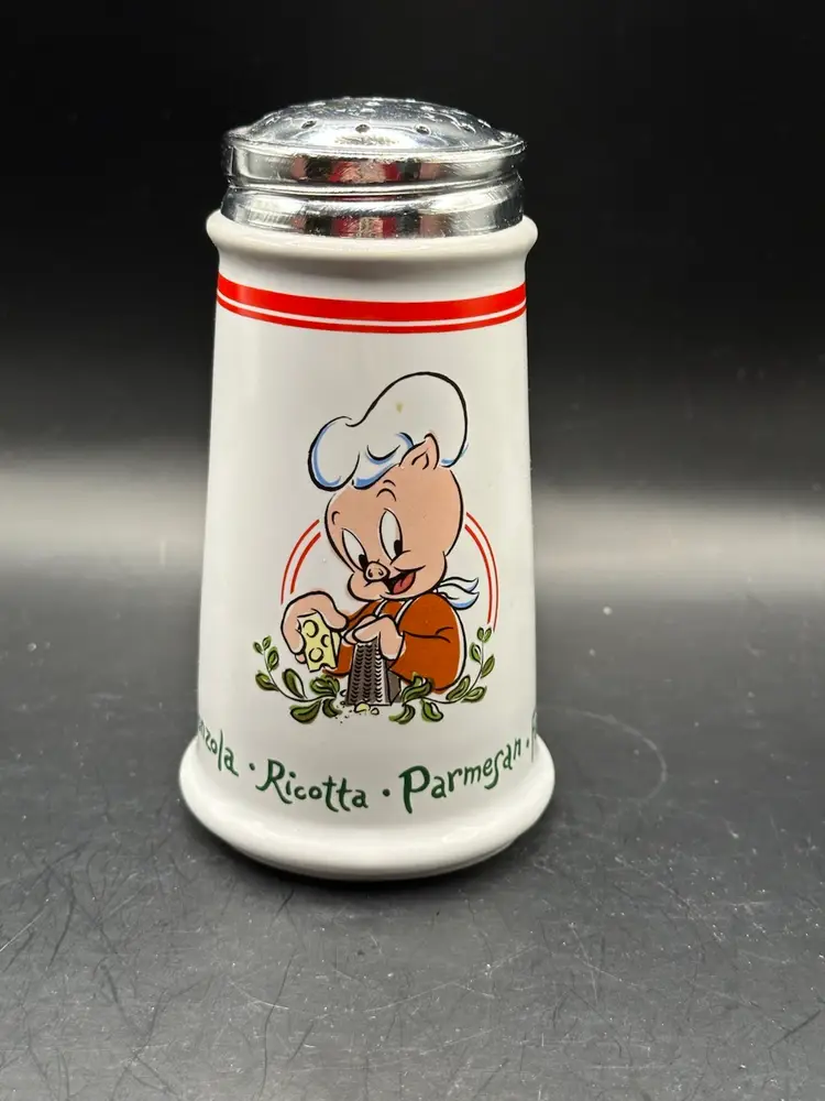 Vintage 1990's Porky Pig Food Shaker Warner Bros Studio Store Exclusive Cartoon