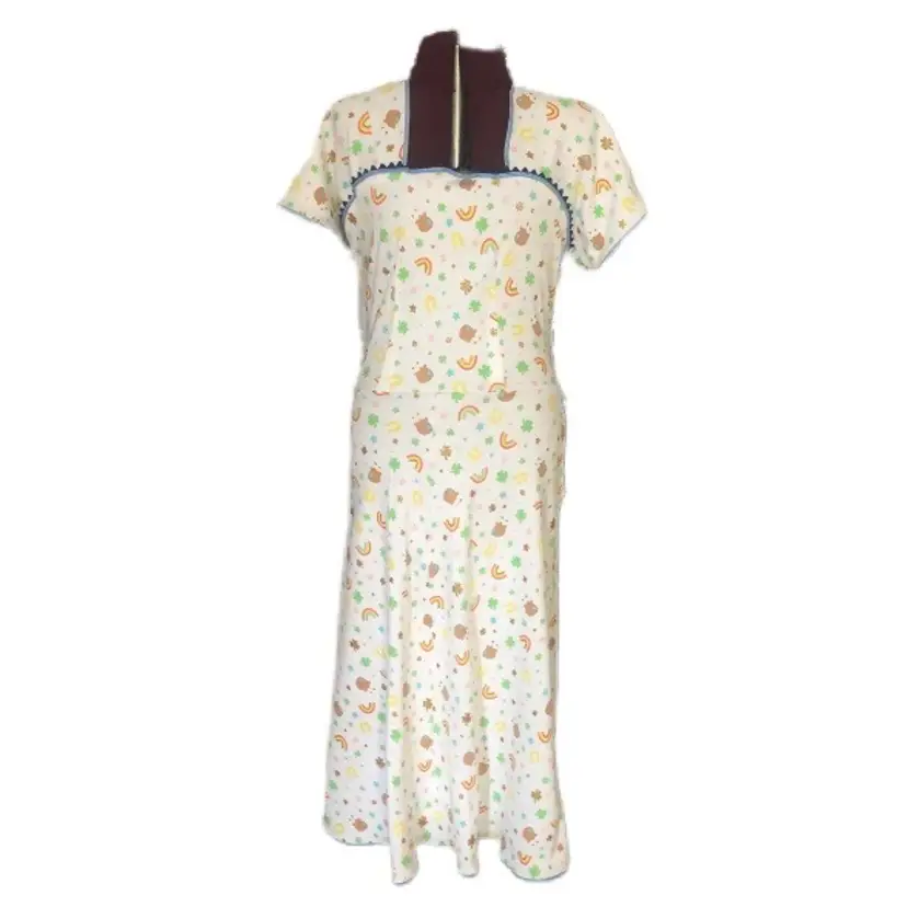 Oodelally Shop St. Patrick's Day Dress Handmade Vintage Style 1950's Design Lucky Charm Rainbow